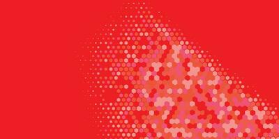 Geometric abstract Hexagon Two Color Background vector