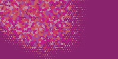 Geometric abstract Hexagon Two Color Background vector