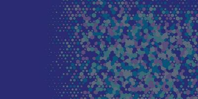 Geometric abstract Hexagon Two Color Background vector