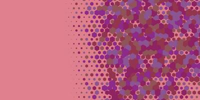 Geometric abstract Hexagon Two Color Background vector