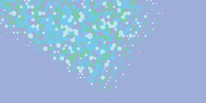 geométrico resumen hexágono dos color antecedentes vector