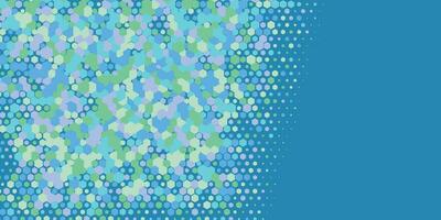 Geometric abstract Hexagon Two Color Background vector