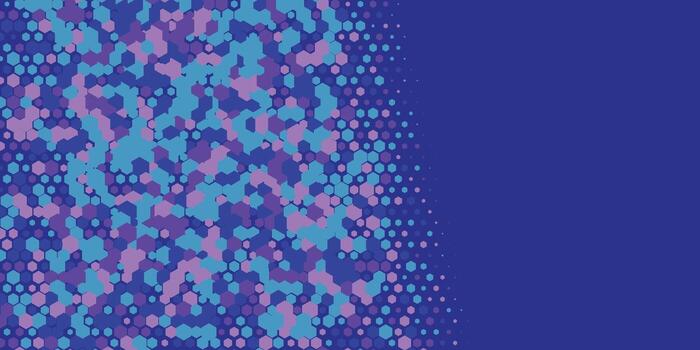 Geometric abstract Hexagon Two Color Background vector