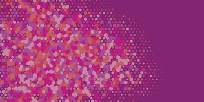 Geometric abstract Hexagon Two Color Background vector