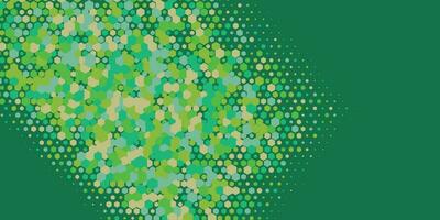 Geometric abstract Hexagon Two Color Background vector