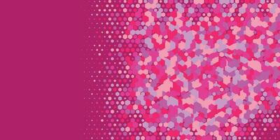 Geometric abstract Hexagon Two Color Background vector