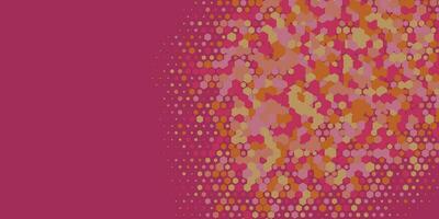 Geometric abstract Hexagon Two Color Background vector