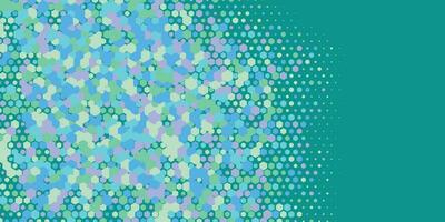 Geometric abstract Hexagon Two Color Background vector