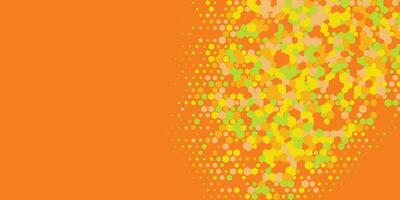 Geometric abstract Hexagon Two Color Background vector