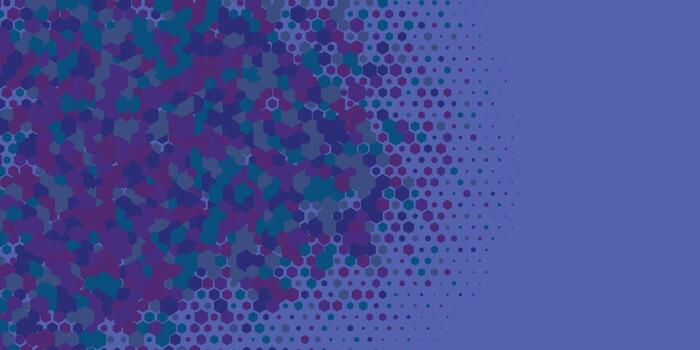 Geometric abstract Hexagon Two Color Background vector