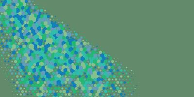 Geometric abstract Hexagon Two Color Background vector
