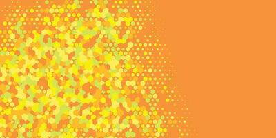 Geometric abstract Hexagon Two Color Background vector