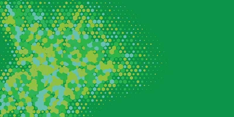 Geometric abstract Hexagon Two Color Background