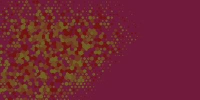 Geometric abstract Hexagon Two Color Background vector