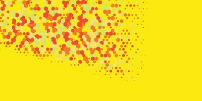 Geometric abstract Hexagon Two Color Background vector
