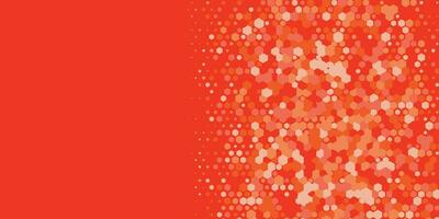 Geometric abstract Hexagon Two Color Background vector
