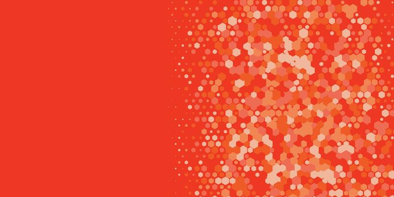Geometric abstract Hexagon Two Color Background