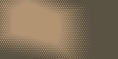 Geometric abstract Hexagon Two Color Background vector