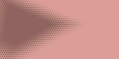 Geometric abstract Hexagon Two Color Background vector