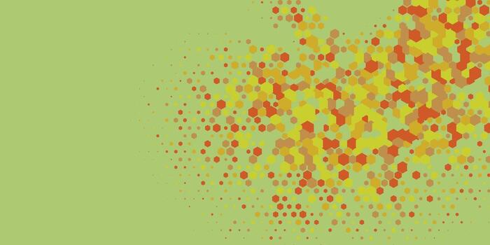 geométrico resumen hexágono dos color antecedentes vector