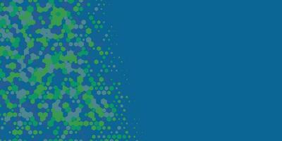 Geometric abstract Hexagon Two Color Background vector