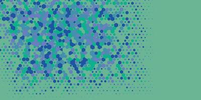 geométrico resumen hexágono dos color antecedentes vector