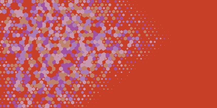 geométrico resumen hexágono dos color antecedentes vector