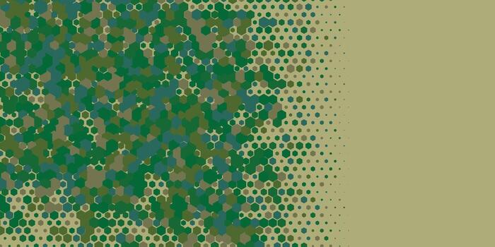 geométrico resumen hexágono dos color antecedentes vector