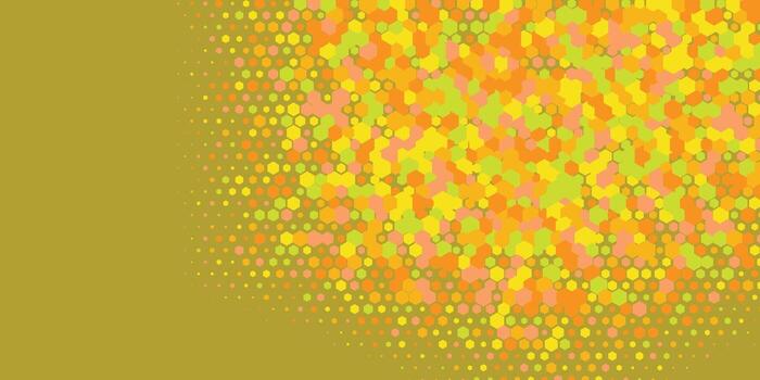 Geometric abstract Hexagon Two Color Background vector