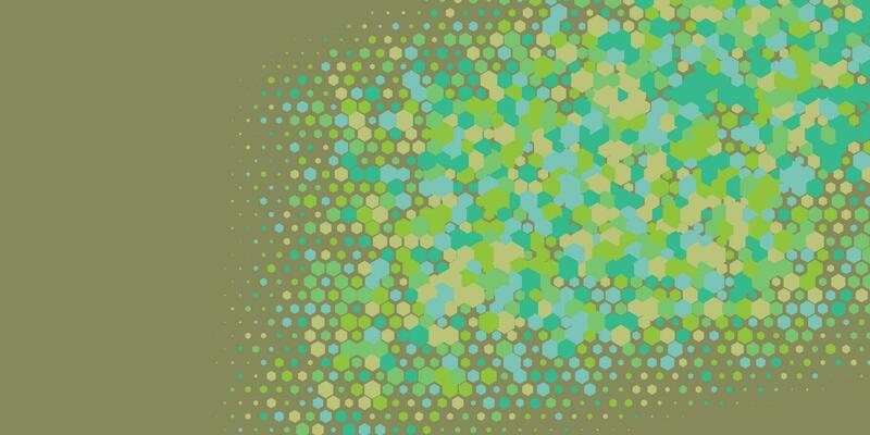 Geometric abstract Hexagon Two Color Background