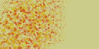 Geometric abstract Hexagon Two Color Background vector