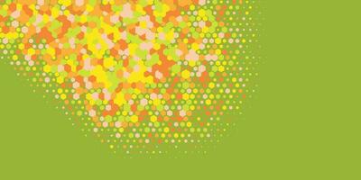 Geometric abstract Hexagon Two Color Background vector