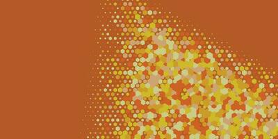 Geometric abstract Hexagon Two Color Background vector