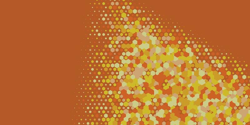 Geometric abstract Hexagon Two Color Background