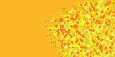 Geometric abstract Hexagon Two Color Background vector