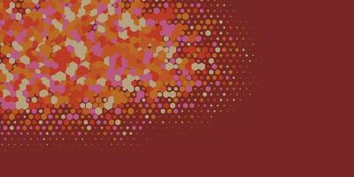 Geometric abstract Hexagon Two Color Background vector