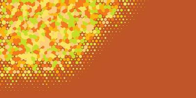 Geometric abstract Hexagon Two Color Background vector