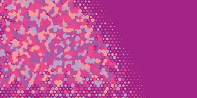 Geometric abstract Hexagon Two Color Background vector