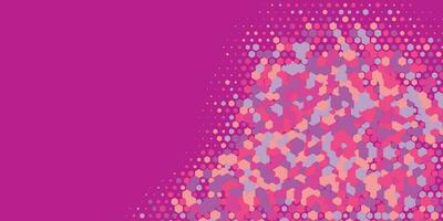 Geometric abstract Hexagon Two Color Background vector