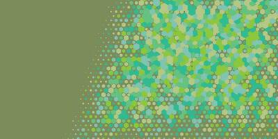 Geometric abstract Hexagon Two Color Background vector