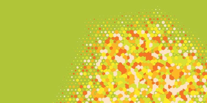 Geometric abstract Hexagon Two Color Background vector