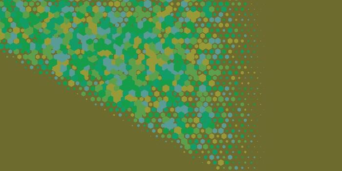 geométrico resumen hexágono dos color antecedentes vector