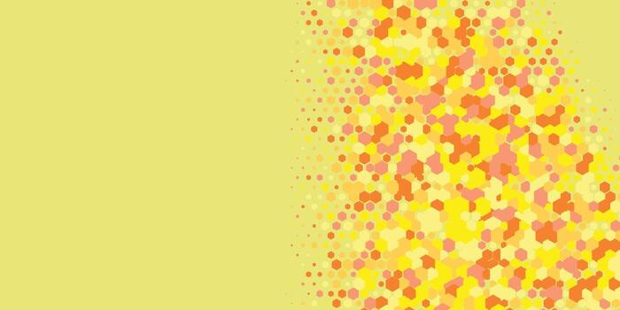 Geometric abstract Hexagon Two Color Background vector