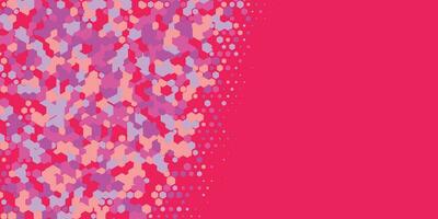 Geometric abstract Hexagon Two Color Background vector