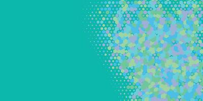 Geometric abstract Hexagon Two Color Background vector