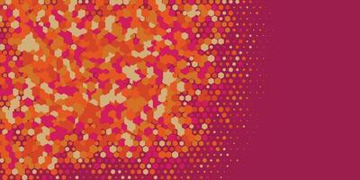 Geometric abstract Hexagon Two Color Background vector