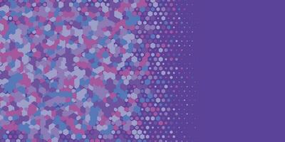 Geometric abstract Hexagon Two Color Background vector