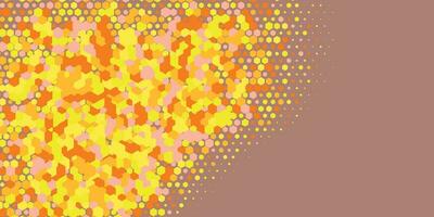 geométrico resumen hexágono dos color antecedentes vector