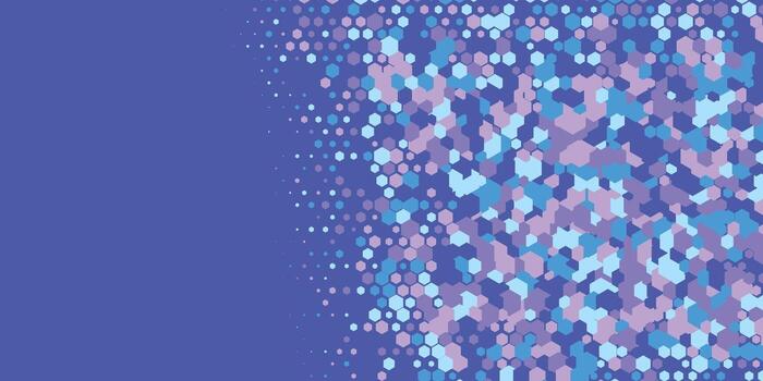 geométrico resumen hexágono dos color antecedentes vector