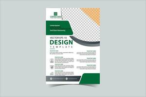 Annual report brochure flyer design template vector, Leaflet, presentation book cover templates, layout in A4 size vector